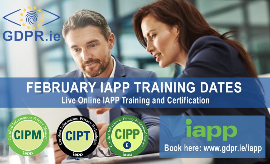 February IAPP - International Association of Privacy Professionals training courses
